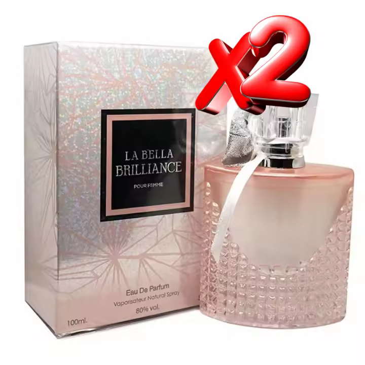 2 UNIDADES La Bella Brilliance Eau de Parfum pour femme 100ml Montage Brands Fragancia inspirada en otros perfumes Perfume Mujer - 1