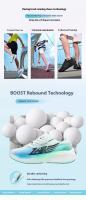 Zapatillas De Correr Para Hombres Con Placa De Carbono En Palma Malla Transpirable Absorbedor De Choque Para Maratón Zapatillas Deportivas Todoterreno Reflector Y Impermeable - details 1