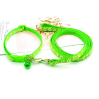 correa y collar para perros pequeños y gatos,  de paseo color negro 19-32cm Towing Universal ¡Ideal para paseos! - details 0
