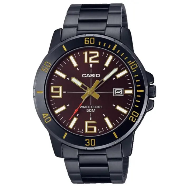 Reloj Analógico Vintage Casio MTP-VD01B-5B Original Nuevo para Hombre - 1