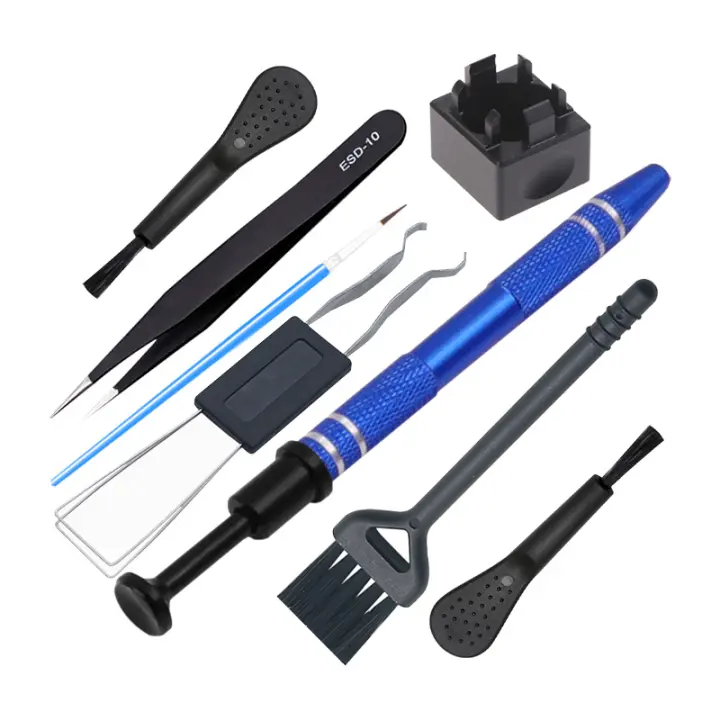 Kit De Herramientas Para Teclado Mecánico 7PC Incluye Porta Switches Puller Remover Lube Brush Y Pen De Lubricación Herramienta De Soporte Para Stem - 1