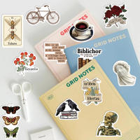 50pcs Pegatinas De Academia Oscuro Aesthetic Anime Para Laptop Cuaderno Teléfono Decoración Vintage PVC Impermeable Para Jóvenes De 14 Años Y Más - details 6