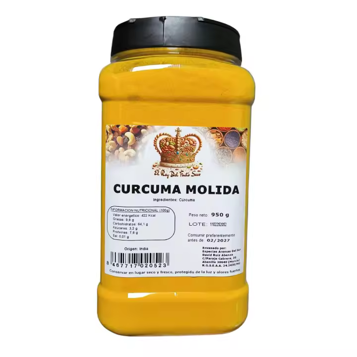 Cúrcuma en Polvo 920 gr - Especia de Curcuma - Dale Color y Sabor a tus Platos - 1