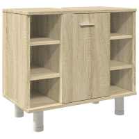 vidaXL Armario de baño madera ingeniería roble Sonoma 60x32x53,5 cm - details 1