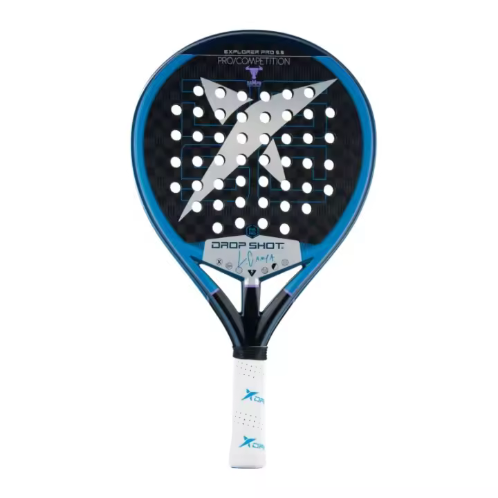 Pala De Padel Drop Shot Explorer Pro 6.0 Regalo Protecto + Overgrip - 1