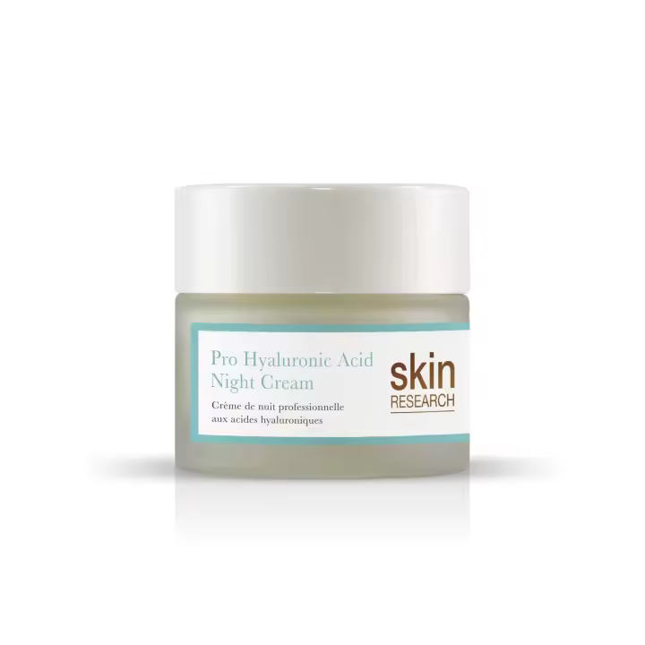 Skin Research Crema Hidratante de Noche Pro Ácido Hialurónico - 1