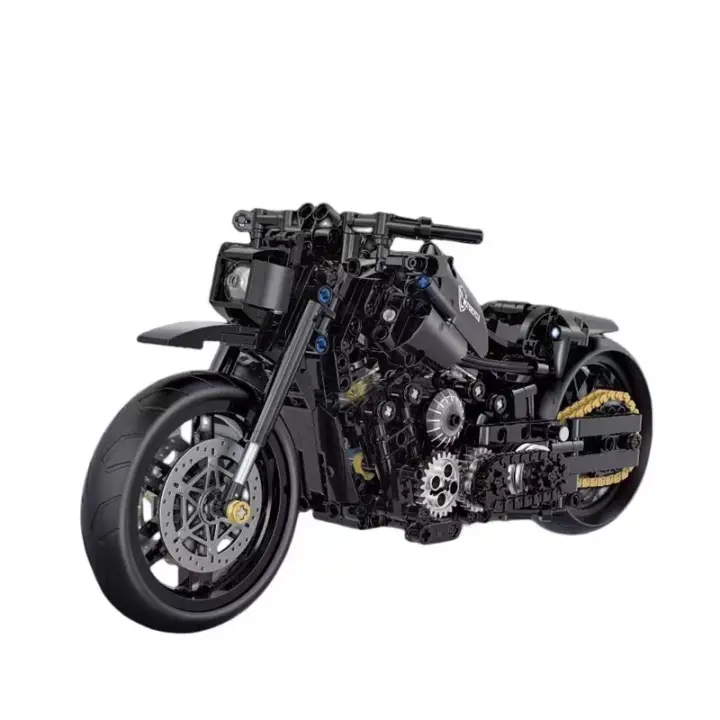 Bloques De Construcción Técnicas 2024 Para Motocicleta Modelo De Carrera De Motocicletas Duc Harleys Juguetes Educativos Para Niños Regalo - 1