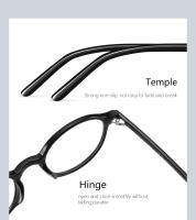 Gafas De Computadora Unisex Ultraligera De Acrílico Bloqueo De Luz Azul Estilo Óptico Moda Pantalla Circular Polímero De Carbono - details 5