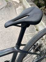 Sillín De Bicicleta Elitaone De Carbono 90g Super Ligero Para MTB/Road Sillín De Cuero Textura UD Para Ciclismo Unisex - details 5