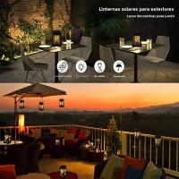 Lámparas Solares LED Para Jardín Patio Fiesta Decorativas Impermeables Con Cadena Colgantes Pack 1-3 Decoración De Jardín Y Patio - details 1