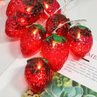 Luces De Fresa 2024 Para Decoración De Hogar Y Fiesta LED Colgantes Modo De Luz Siempre Encendido Para Boda Y Fiesta De Pascua - details 4