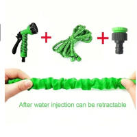 Tubo De Riego Jardín Expansible 25FT-200FT Con Pistola De Agua Alta Presión Herramienta Diaria Para Riego De Jardín Y Limpieza De Coches - details 1