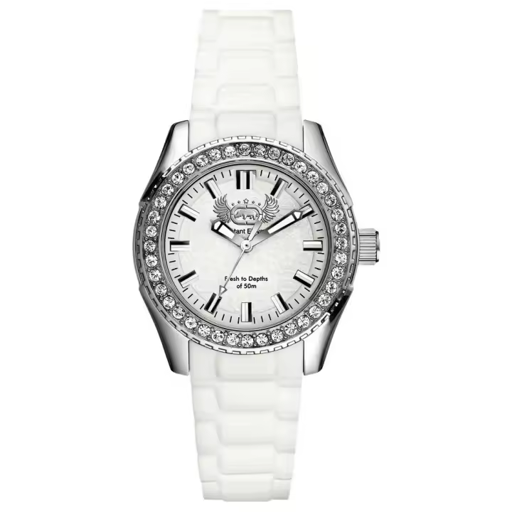 Marc Ecko Reloj Mujer Analogico Cuarzo con Correa de Silicona E11599M2 - 1