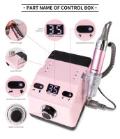Máquina De Uñas Eléctrica De Alta Calidad 35000RPM 65W Con Pantalla HD Para Manicura Profesional Herramientas De Pulido De Uñas - details 3