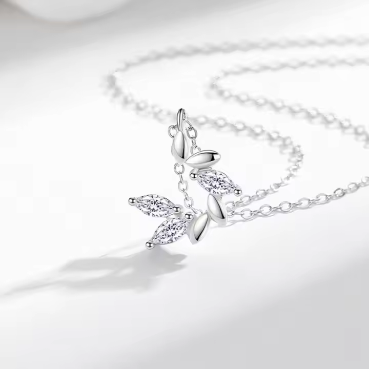 Collar de mujer cadena colgante plata 925 - 1
