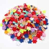 Tela De Goma Colorida Pequeñas Flores De 2CM Cinco Pétalos Para Manualidades Y Costura Accesorios Para Cabello Infantil Adhesivos De Flores - details 3