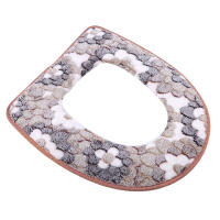 Cubierta De Inodoro Flannel Invierno Cálida Con Estampados Almohadilla De Comodidad Suave Para Baño Accesorio Esencial - details 5