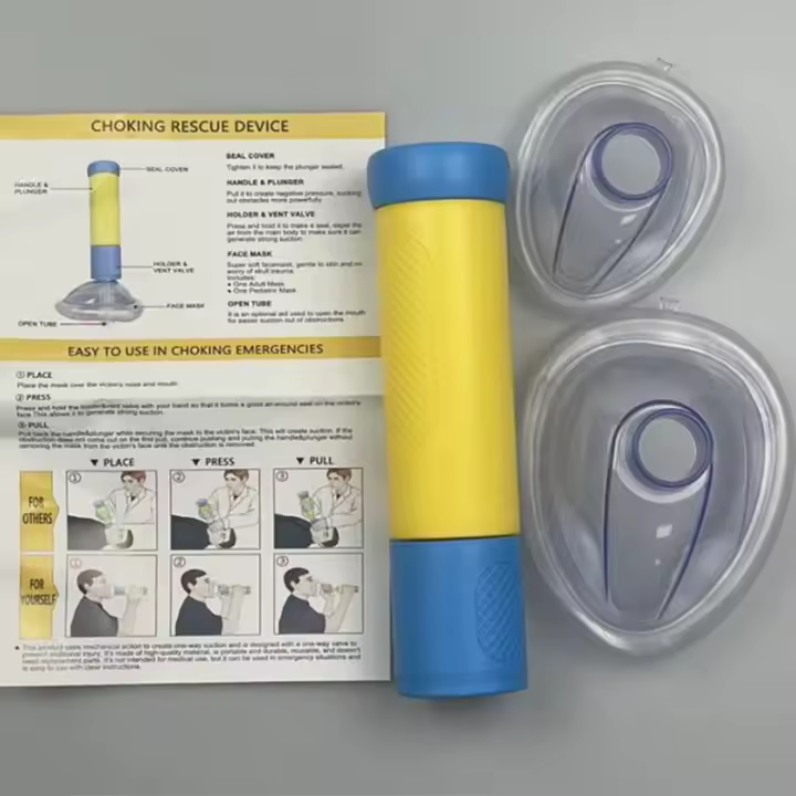 Nueva Actualización Dispositivo Antigasmo Portátil Aparato De Salvamento En Emergencia Primera Aid Kit Asfixia Rescate Succión Vac - 1