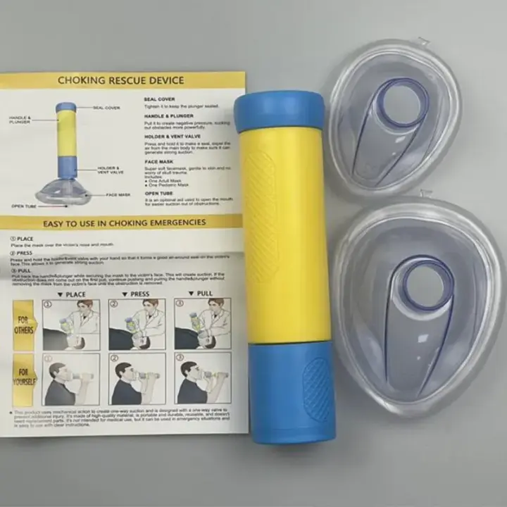 Nueva Actualización Dispositivo Antigasmo Portátil Aparato De Salvamento En Emergencia Primera Aid Kit Asfixia Rescate Succión Vac - 1