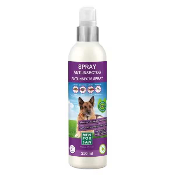 MENFORSAN SPRAY PERROS ANTI-INSECTOS CON MARGOSA 250 ML - 1