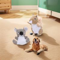 Juguete De Mascota Interactivo Para Perros Peluche De Ardilla Y Koala Suave De Algodón Para Mordedor Y Entrenamiento Vocalizable Tamaño Grande - details 0