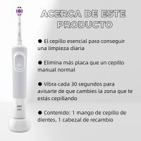 Cepillo eléctrico Oral-B Vitality 100 recargable, vibra cada 30s, limpieza 3D superior y blanqueamiento dental, esencial - details 1