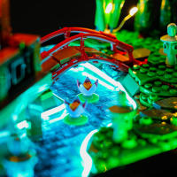 Luz LED Lazishi 10315 Para Jardín Tranquilo Bloques De Construcción Regalo Accesorios De Iluminación Solo Luz Compatible Con Lego Material Plástico - details 8