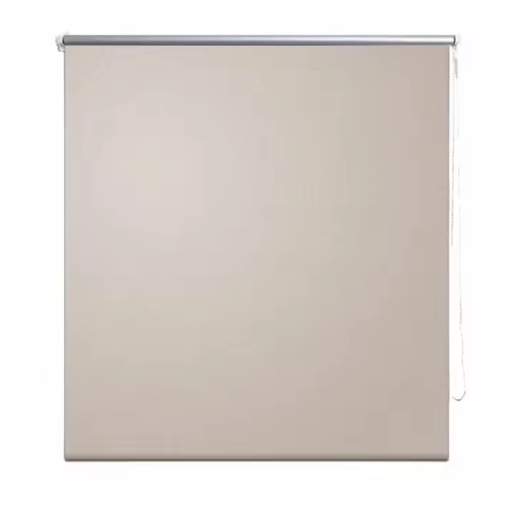 vidaXL Persiana opaca enrollable beige 100x175 cm - 1