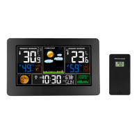 Estación Meteorológica Inalámbrica Con Sensor Pantalla Táctil Colorida Thermómetro Y Higrómetro Alarme Y Calendario - details 15