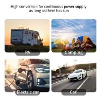 Panel Solar Plegable De 100W Para Recarga USB Portátil De 12V Panel De Energía Móvil Para Exteriores Y Viajes Carga De Teléfono Móvil 5V 100W - details 14