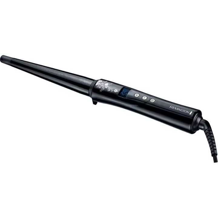 Remington Rizador De Pelo Profesional Conique Pearl CI95 | Cerámica Avanzada Con Perla, Barril Cónico De 13-25 mm, Control Digital, Temperatura Hasta 210°C. Rizos Suaves Y Duraderos - 1
