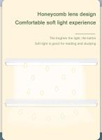 Lámpara De Lectura LED Doble Con Pinza Y Control Táctil Dimmer Protección Ocular Para Dormitorio Estudio Oficina - details 2