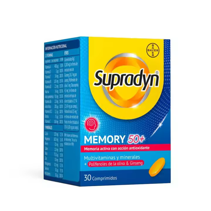 SUPRADYN MEMORY 50+ 30 COMPRIMIDOS - 1