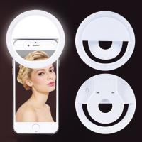 Anillo De Luz LED Con Cargador De Teléfono USB Compatible Con iPhone Samsung Xiaomi Poco Luz De Autoenfoque Para Fotografía Y Selfies - details 2