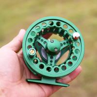 Carrete De Pesca Al Fly Sougayilang CNC Machined Aluminio Cuerpo Acero Inoxidable Eje Principal Knob Antideslizante 5/6 Pesca - details 25
