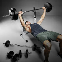 Gorilla Sports Banco de Pesas con Rack de Barras Ajustable - details 1