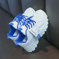 Zapatos Deportivos Para Niñas Primavera/Otoño Moda Casual Transpirables Confortables Para Estudiantes Niños Bebés Talla 0-1Años Material Superior PU Cuero Y Fibra De Red Suela De Goma - details 4