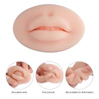 Labios De Tatuaje 3D Practica Con Silicona Suave Realista Para Maquillaje Permanente Y Microblading Kit De Entrenamiento De Labios Falsos - details 3