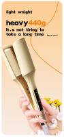 Rizador De Pelo Profesional 32mm Olla Francesa Corrugada Estilo Rizado Rápido Calentamiento Voluminizador Herramienta De Peinado Cerámica Tourmaline Control Digital 160-200 °C - details 9