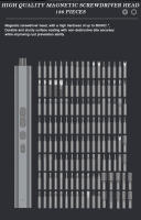 Juego De Destornilladores Eléctricos De Precisión 153 En 1 Con Torque Alto Ajustable 4 Luz LED Magnética Phillips Torx Herramienta Eléctrica 0.5N.m - details 10
