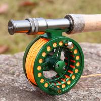 Carrete De Pesca Al Fly Sougayilang CNC Machined Aluminio Cuerpo Acero Inoxidable Eje Principal Knob Antideslizante 5/6 Pesca - details 26