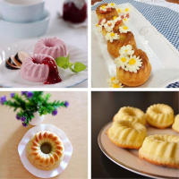 Molde De Pastel De Silicona De Grado Alimenticio 12pcs/set Copas De Muffin Redondas Multicolor Para Hornear Tamaño Random - details 8