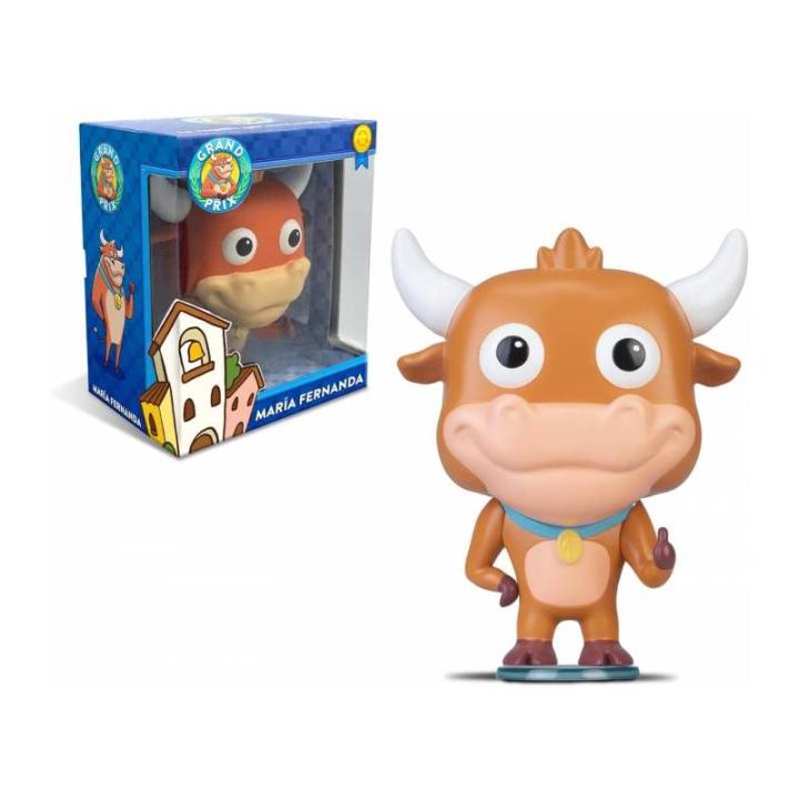 FIGURA VINILO MARIA FERNANDA MASCOTA GRAND PRIX TV DE FAMOSA