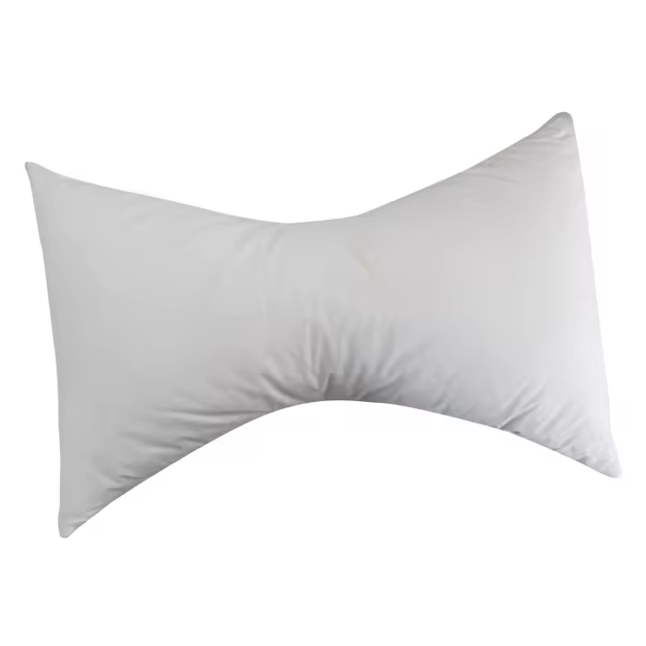 Almohada Mariposa Cervical 60x40 cm de Fibra con Tacto Gel de Firmeza Media - 1