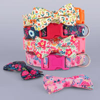 Collar De Floral Nylon Para Perros Con Lazo Ajustable Y Padded Para Pequeños Medianos Y Grandes Incluye Chihuahua Pug - details 3