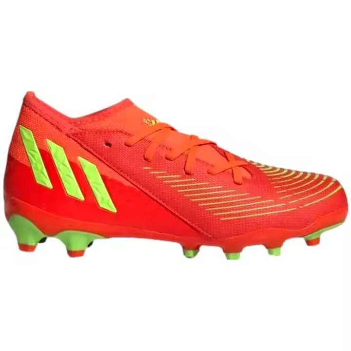 Botas de Futbol Adidas Predator Edge.3 Mg para niños en color rojo - 1