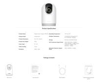Xiaomi Smart Camera C500 Pro Camera, Ofrece una calidad de imagen nítida de 3K, Modo de color con luz ultrabaja, Protección física de la lente - details 16
