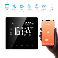 Termostato Inteligente WiFi MIUCDA Con Control Remoto Para Calefacción Eléctrica Suelo Agua/Gas Compatible Con Alexa Y Google Home - details 3