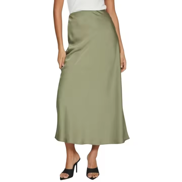 VIELLETTE HW MIDI SKIRT  Oil Green - 1