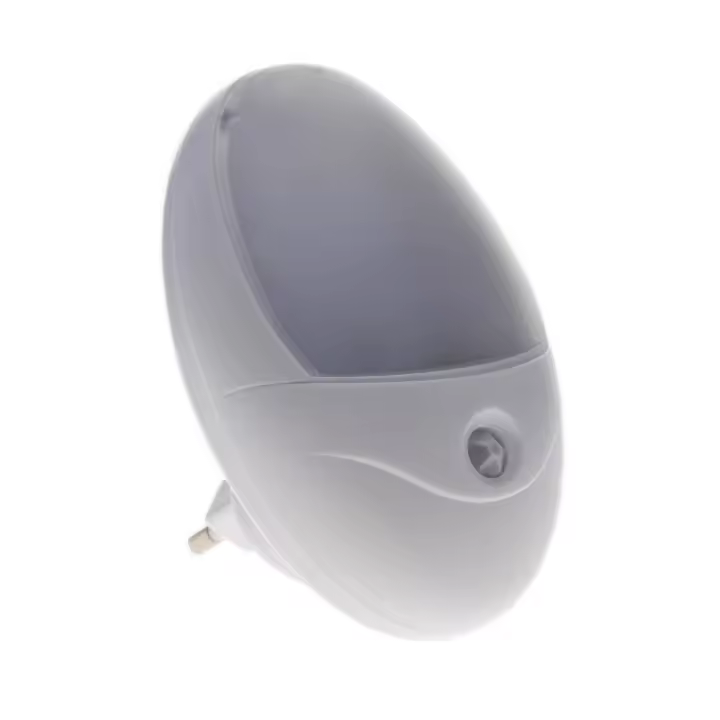 Luz LED nocturna con sensor de movimiento tipo enchufe 230VAC - BeMatik - 1